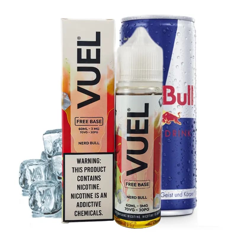 جویس ردبول انرژی زا ویول | VUEL Nerd Bull 60ml — تصویر ۲