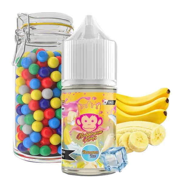 سالت آدامس بادکنکی موز یخ دکتر ویپز | Bubblegum Kings Banana Ice
