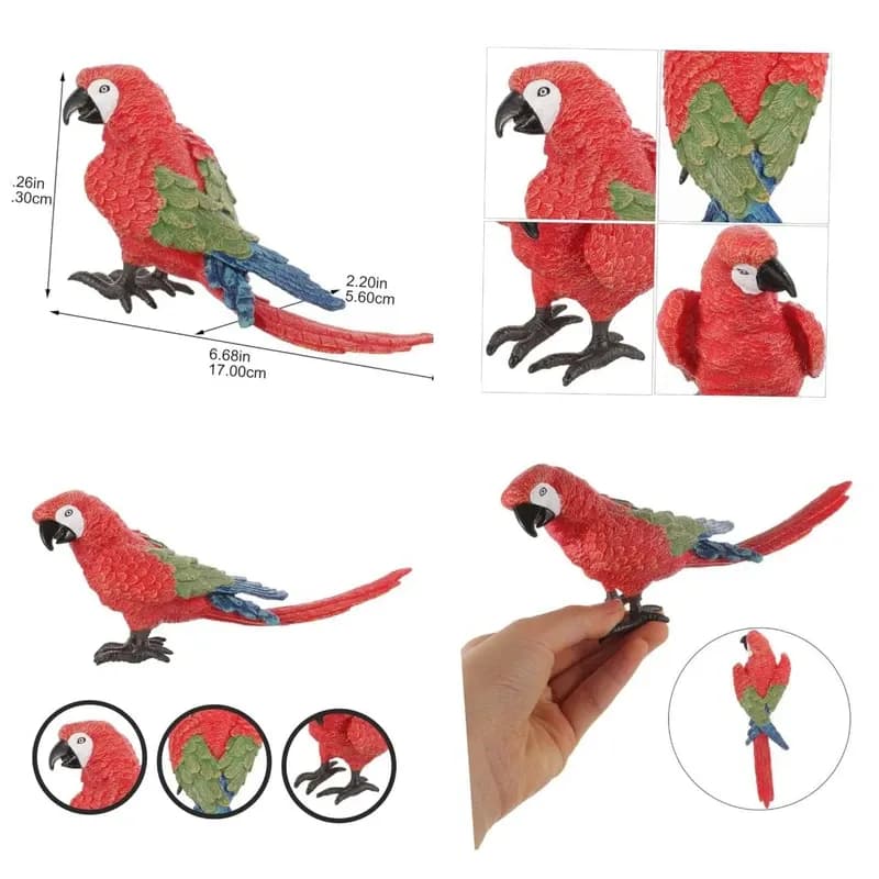 فیگور مدل طوطی Macaw مکائو برزیلی — تصویر ۳