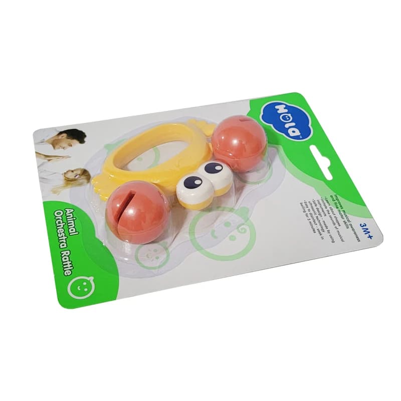 جغجغه هولا مدل خرچنگ کد E318B-3 — تصویر ۲