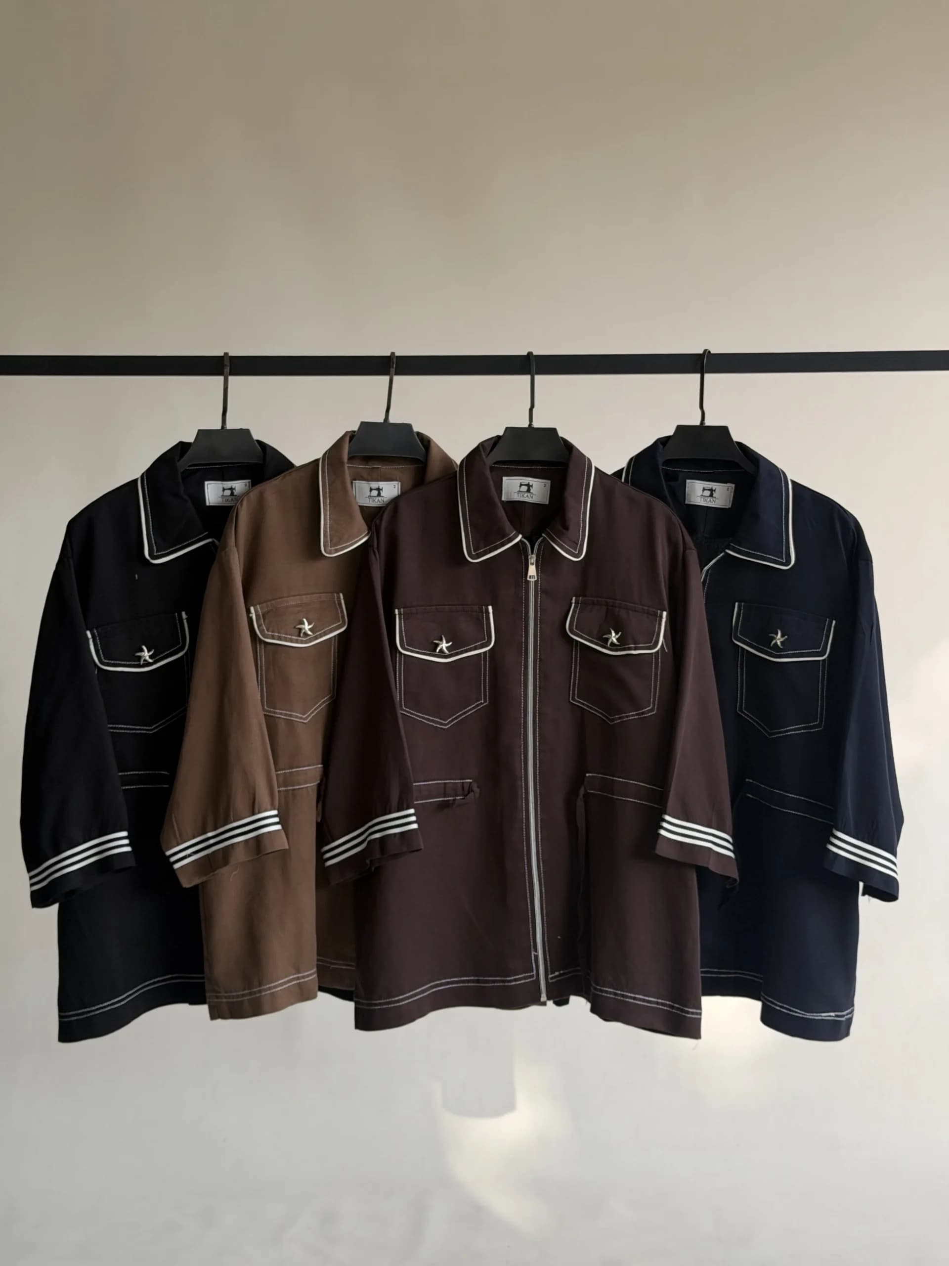 شومیز جلو زیپ دلارام ( کد 322 ) — تصویر ۲