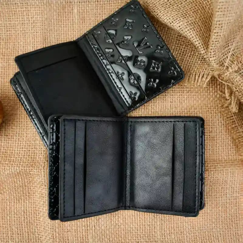 کیف پول کتابی ورنی داغی مارک 3-33 — تصویر ۲