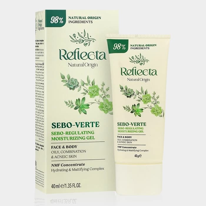 ژل مرطوب کننده پوست چرب و دارای آکنه رفلکتا Reflecta Sebo-Verte Moisturizing Gel 40g — تصویر ۲