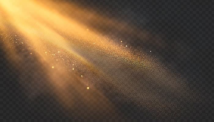 تصویر PNG تابش و پرتو نور خورشید