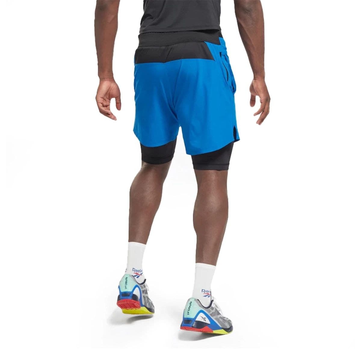 شلوارک لگ مردانه ریباک مدل Reebok TS 2-in-1 Strength Short HI0553 — تصویر ۴