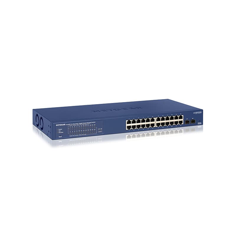 سوئیچ شبکه 24 پورت PoE نت گیر GS724TP