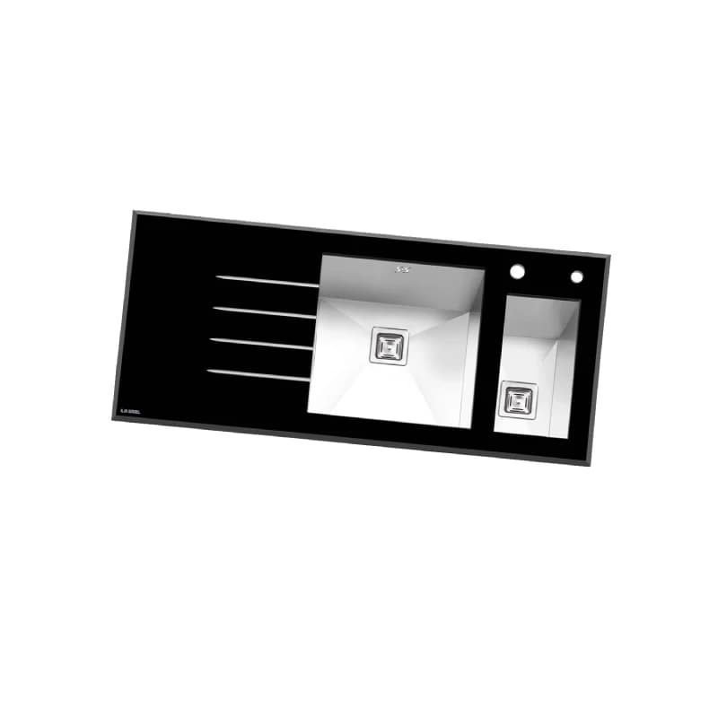 سینک ظرفشویی ایلیا استیل مدل 8023 — تصویر ۲