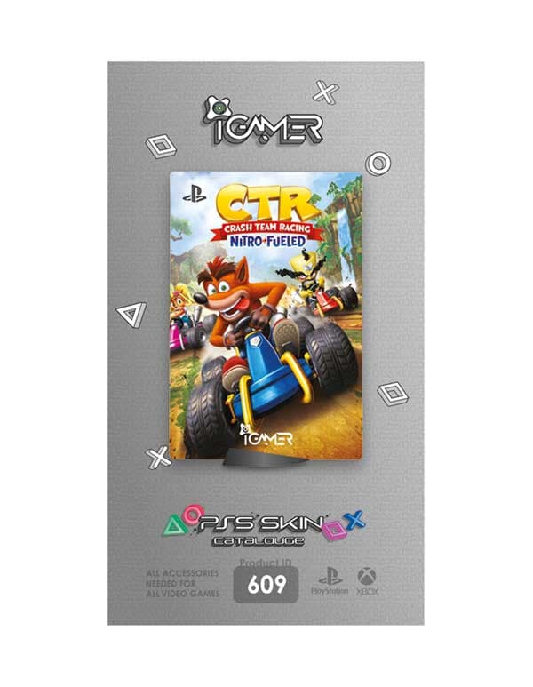 اسکین برچسب برای PS5 طرح بازی Crash Team Racing
