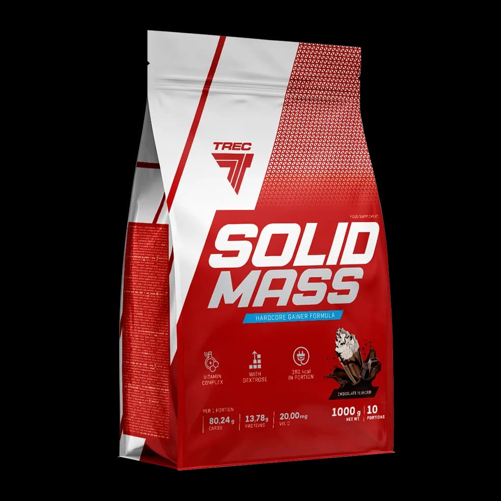 گینر سولید مس ترک نوتریشن ۳۰۰۰ گرم اصل لهستان | TREC Solid Mass — تصویر ۳