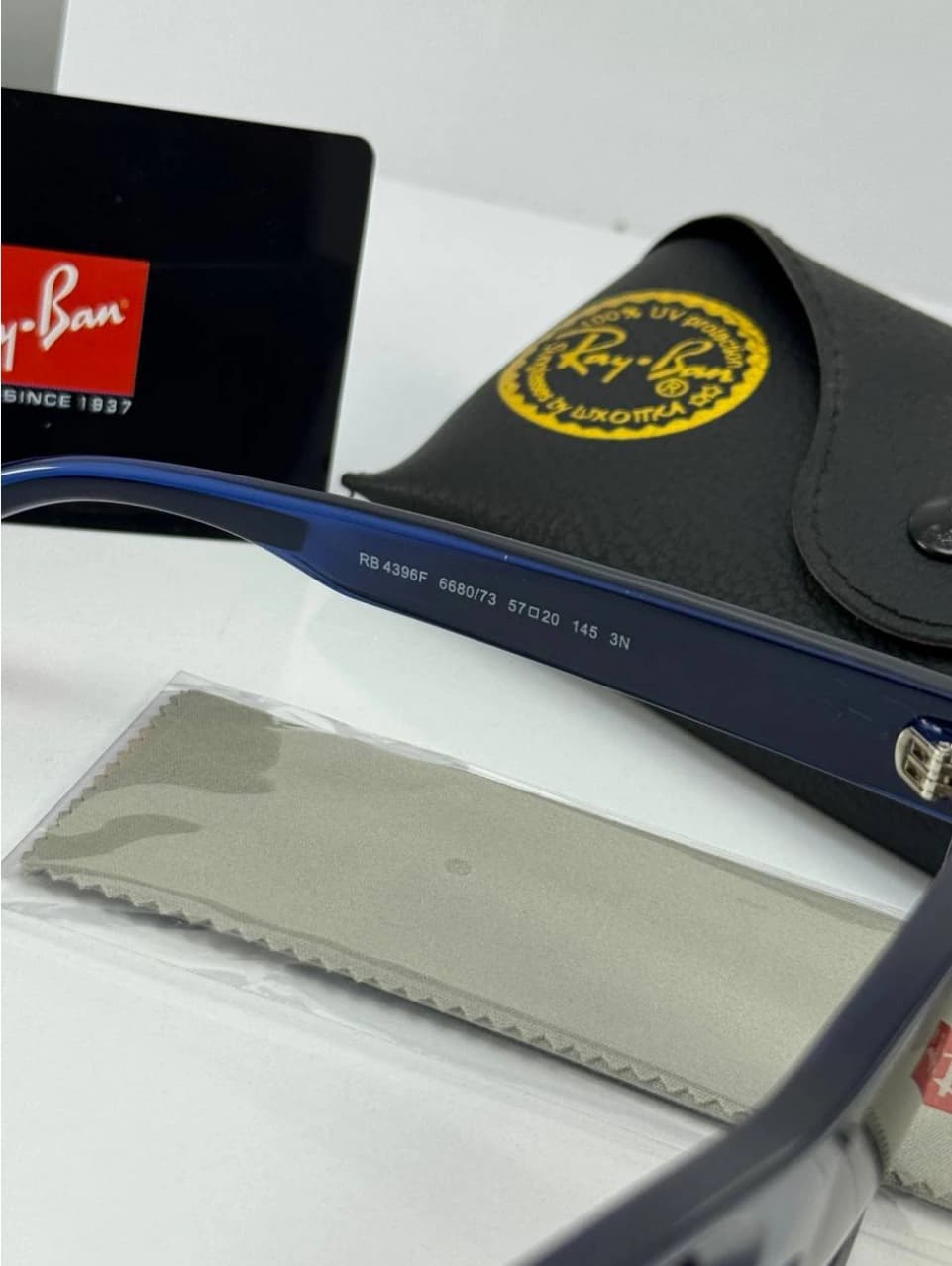 عینک ریبن آبیrayban rb-4396 f — تصویر ۴