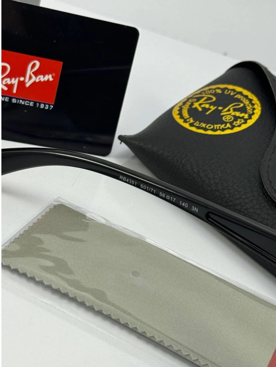 عینک ریبن مشکی rayban rb-4351 — تصویر ۴