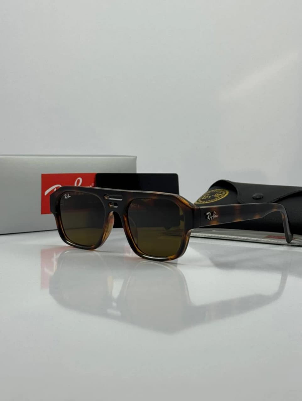 عینک ریبن هاوانا قهوه‌ای rayban rb-4397