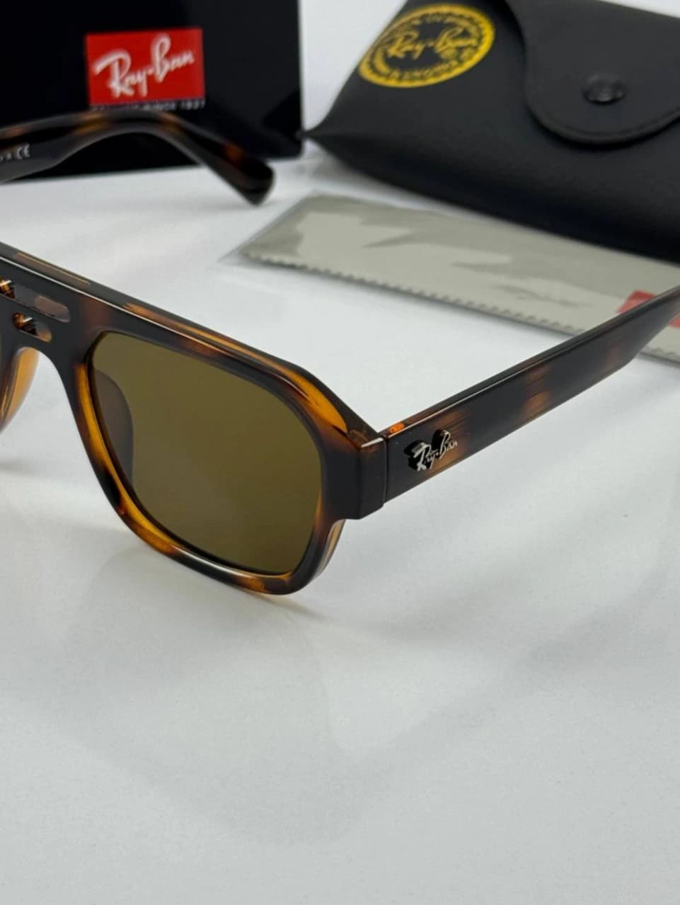 عینک ریبن هاوانا قهوه‌ای rayban rb-4397 — تصویر ۲