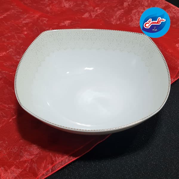 کاسه سالاد چینی لورین مدل سناتور