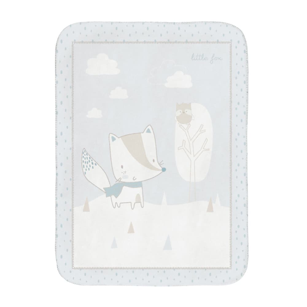 پتو جعبه ای super soft کیکابو سایز 110*140 سانت little fox