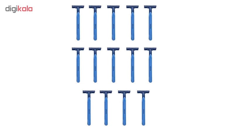 خود تراش ژیلت مدل Blue 3 بسته 12 عددی — تصویر ۷