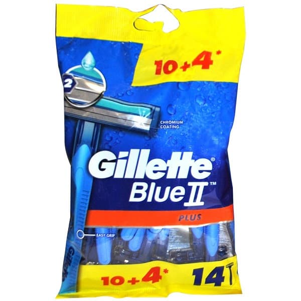 خود تراش ژیلت مدل Blue 3 بسته 12 عددی — تصویر ۳