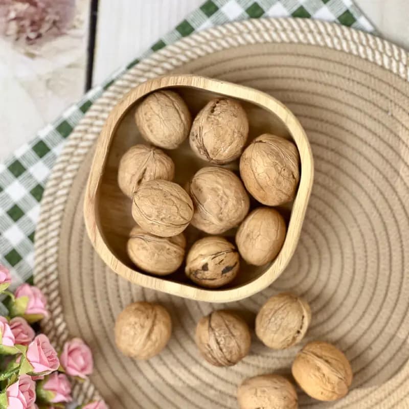 کاسه گردو چوبی (15 سانتی) — تصویر ۳