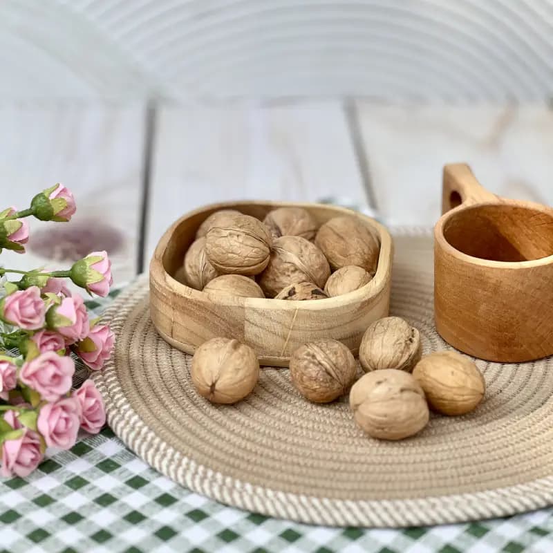 کاسه گردو چوبی (15 سانتی)