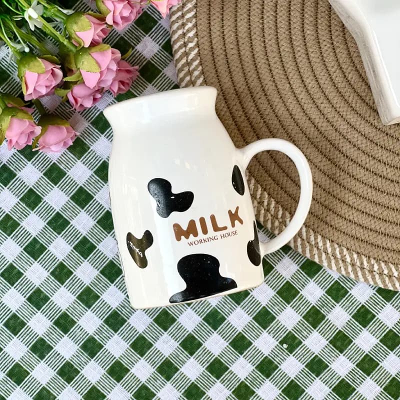 ماگ شیر سرامیکی چاپدار — تصویر ۲