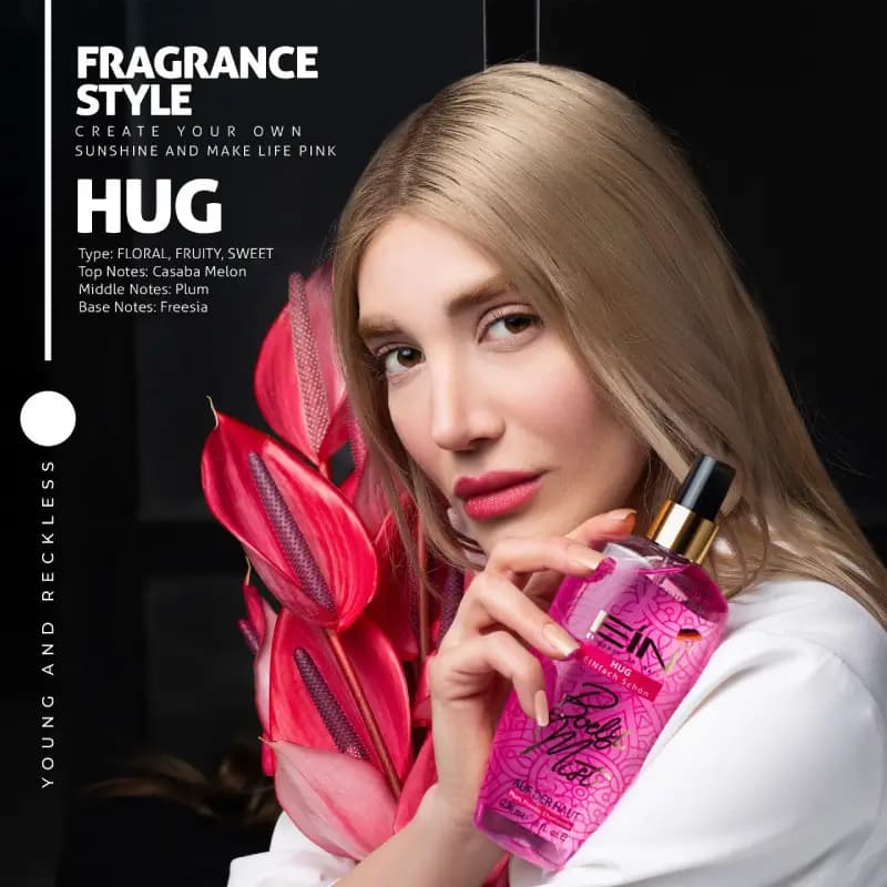 بادی اسپلش ای آی ان (EIN) مدل HUG حجم 250ml