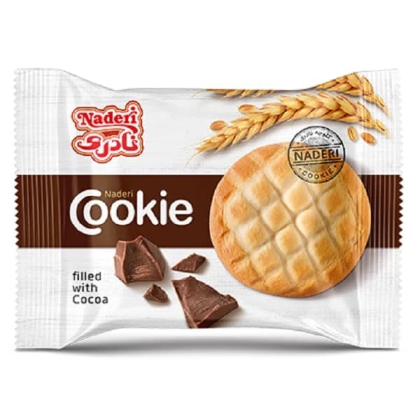 کلوچه کاکائویی نادری – 65 گرم بسته 30 عددی