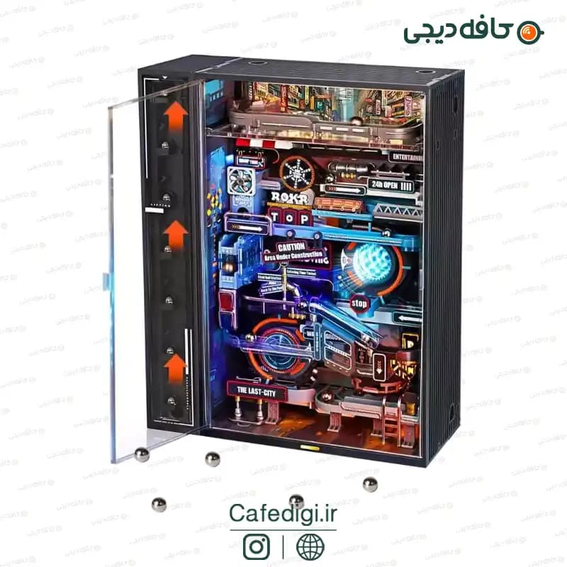 پازل سه بعدی پوکر ROKR Last City 3D Puzzle Marble Run Model – MR01S