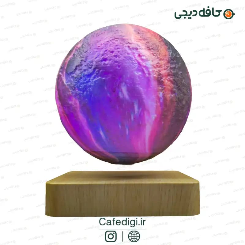چراغ خواب ماه مغناطیسی معلق کهکشانی Levitating Galaxy Moon