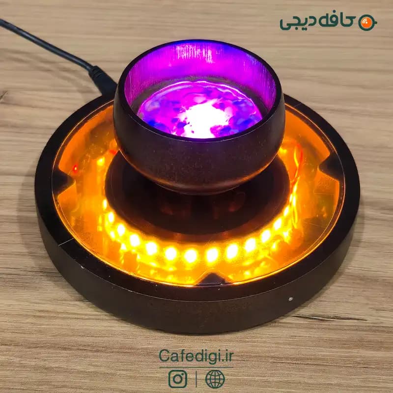 چراغ خواب و کاپ معلق مغناطیسی Levitating Cup — تصویر ۴