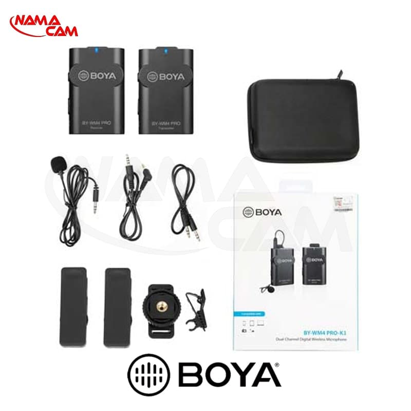 میکروفن بی سیم یقه ای بویا BY-WM4 PRO K1 — تصویر ۲