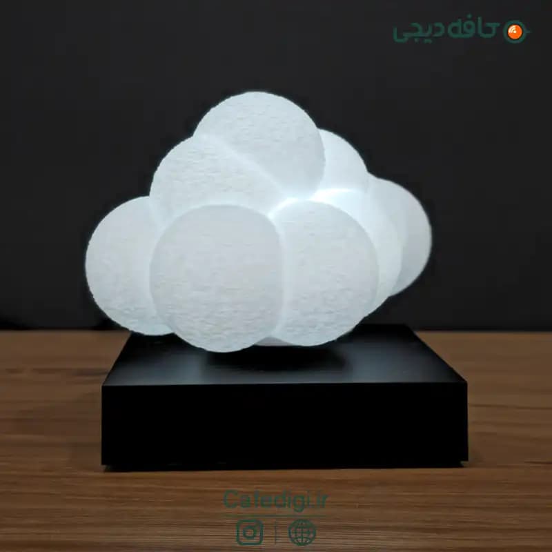 چراغ خواب ابر معلق مغناطیسی Levitating Cloud — تصویر ۴