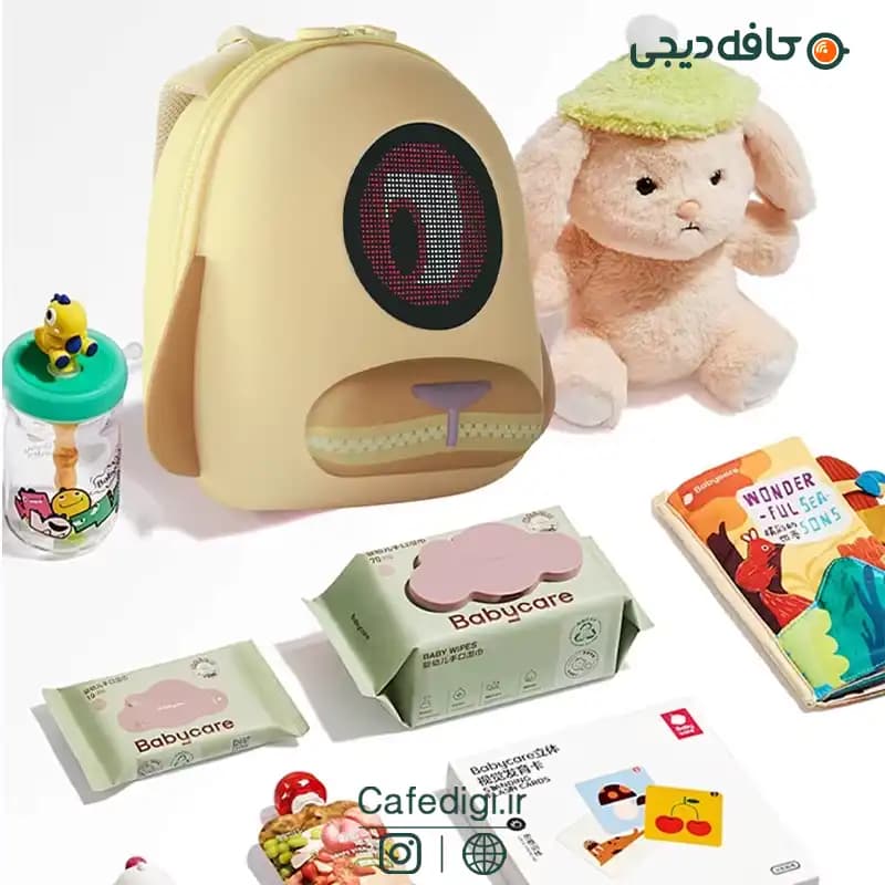 کوله پشتی هوشمند طرح سگ Golden Retriever Backpack LED — تصویر ۵