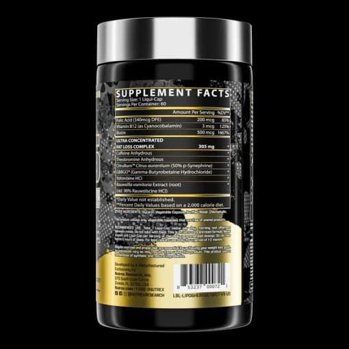 چربی سوز لیپو سیکس هرز ناترکس مخصوص خانم ها Nutrex LIPO-6 HERS — تصویر ۳