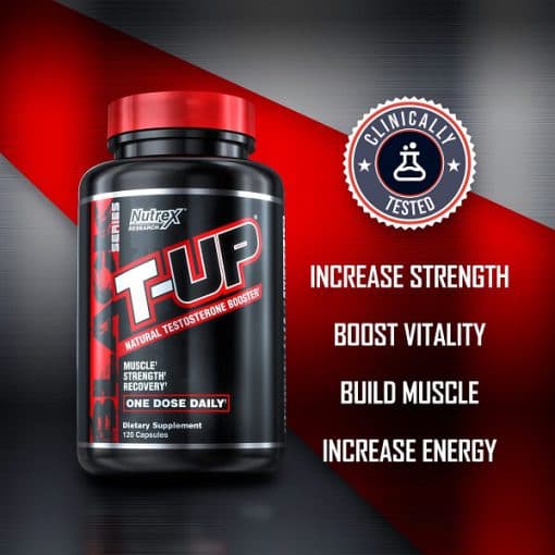 تست بوستر تی آپ ناترکس بلک Nutrex Black T-Up — تصویر ۴