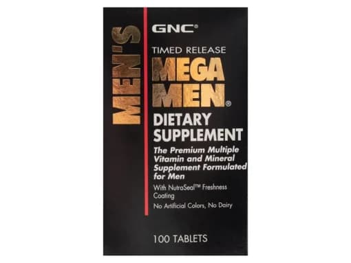 مولتی ویتامین مگا من جی ان سی GNC MEGA MEN DIETARY SUPPLEMENT