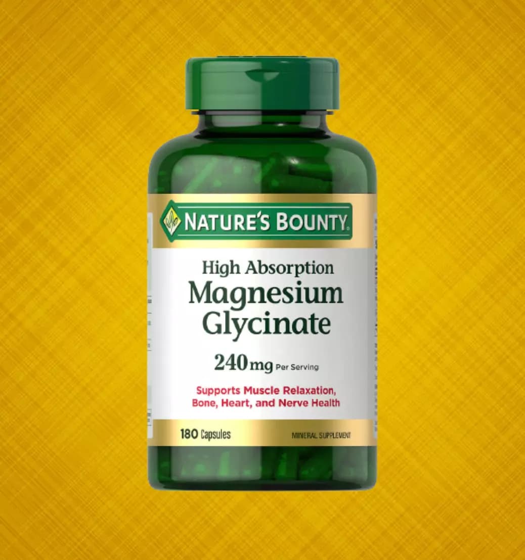 منیزیم گلیسینات نیچرز بونتی Nature’s Bounty Magnesium Glycinate