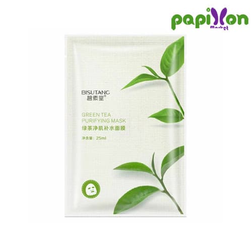 ماسک ورقه ای پاک کننده چای سبز بیسوتانگ