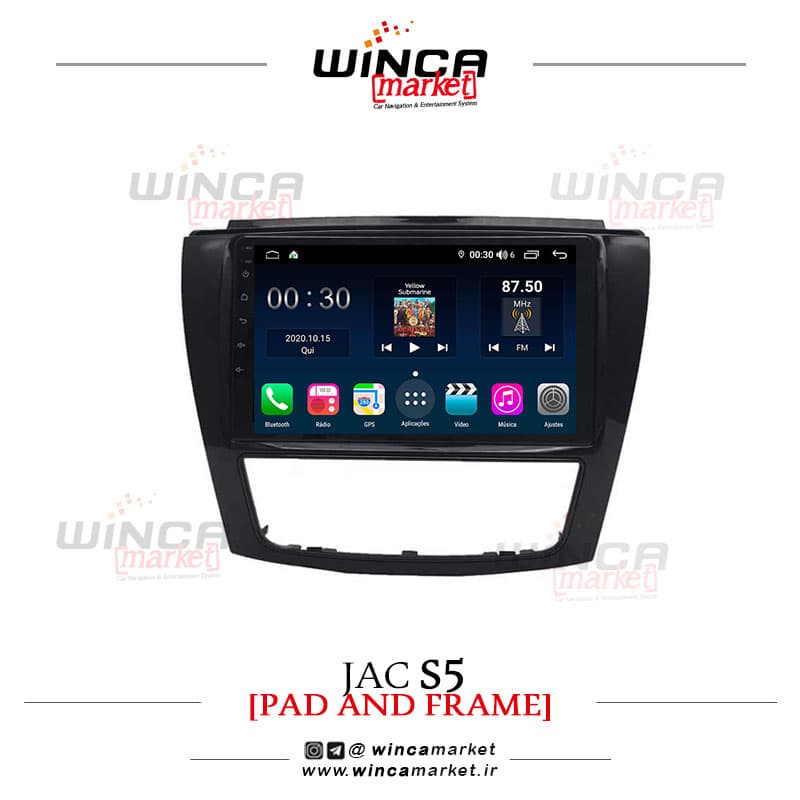 مانیتور اندروید جک اس S5 برند وینکا WINCA سری S500+ پلاس مدل H855