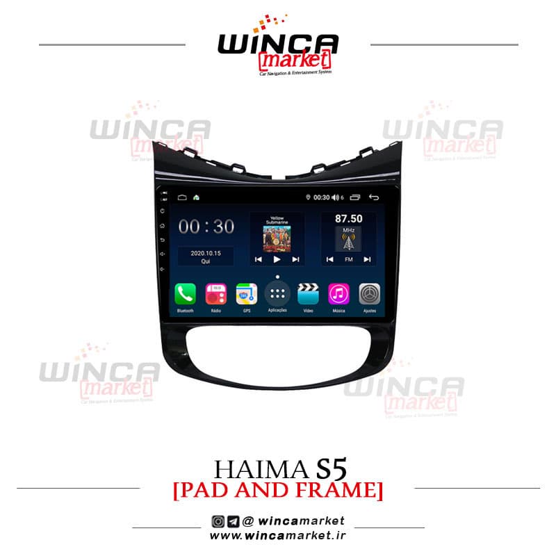 مانیتور اندروید جک اس S5 برند وینکا WINCA سری S500+ پلاس مدل H855 — تصویر ۴