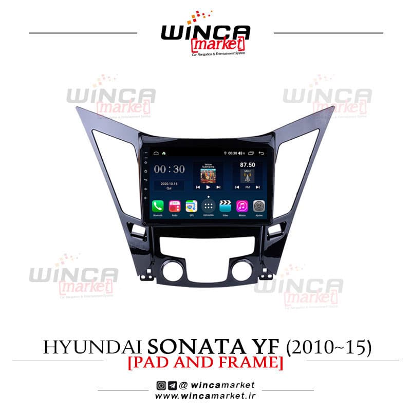 مانیتور اندروید سوناتا وای اف YF 2010-2015 برند وینکا WINCA سری S500+ پلاس مدل H855