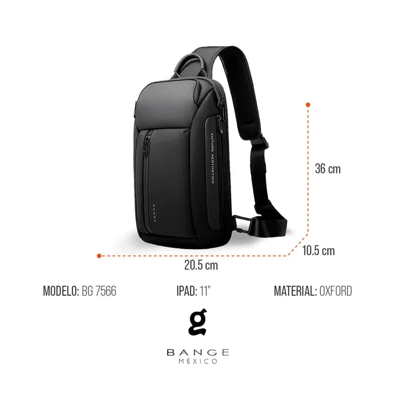 کیف کراس بادی مردانه بنج مدل BG-7566 — تصویر ۳