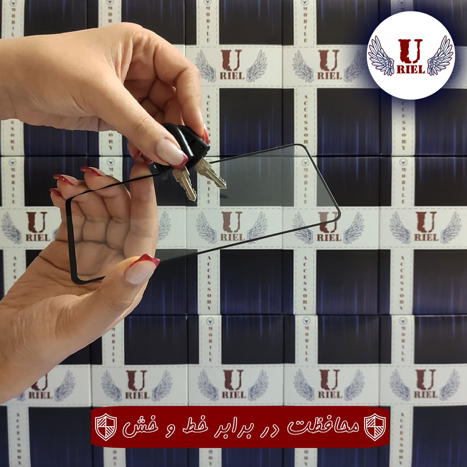 محافظ صفحه نمایش شیشه ای یوریل مدل Super 9D مناسب برای گوشی موبایل شیائومی Mi 9T — تصویر ۲