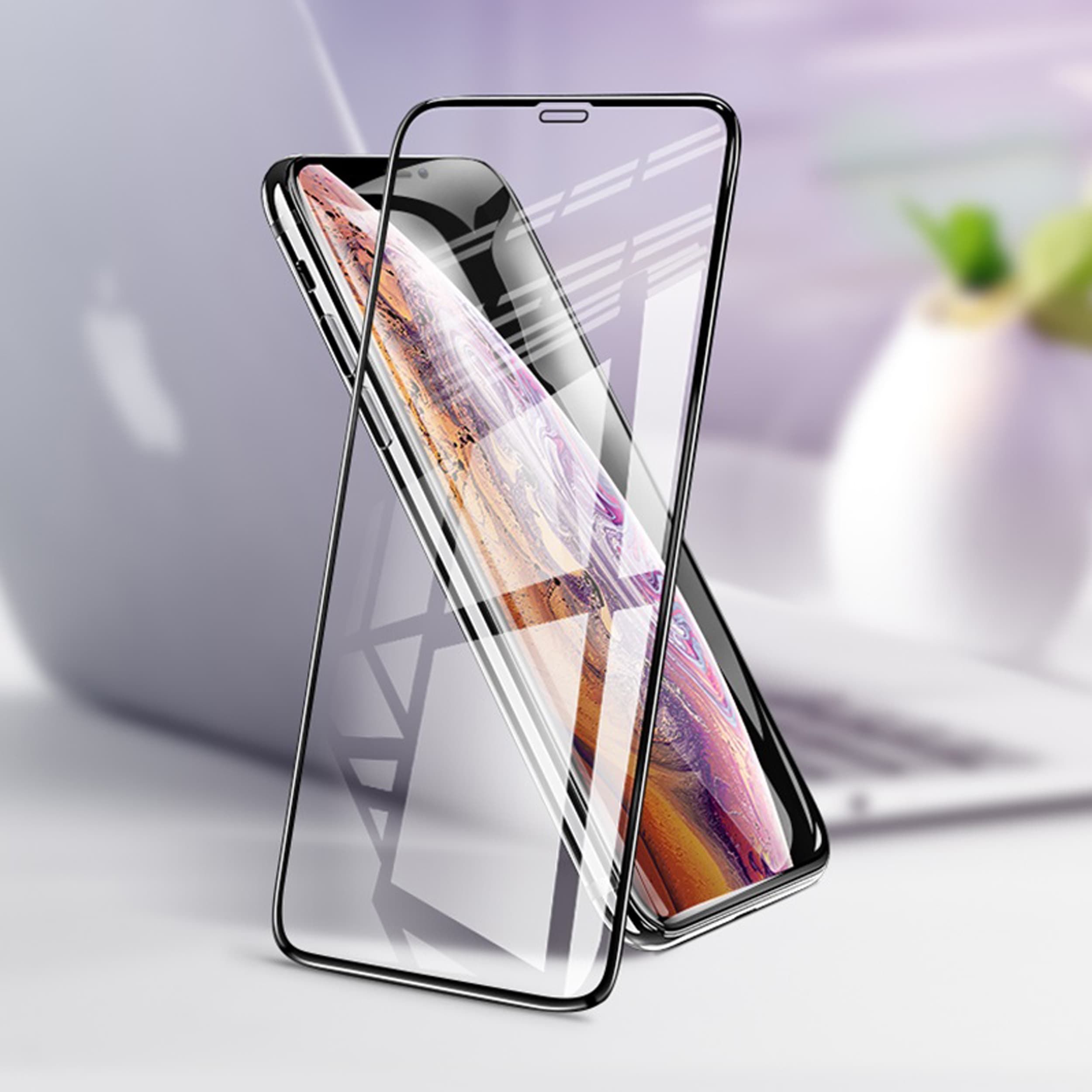 محافظ صفحه نمایش شیشه ای سامورایی مدل ovglass مناسب برای گوشی موبایل اپل iPhone XS Max / 11 Pro Max — تصویر ۵