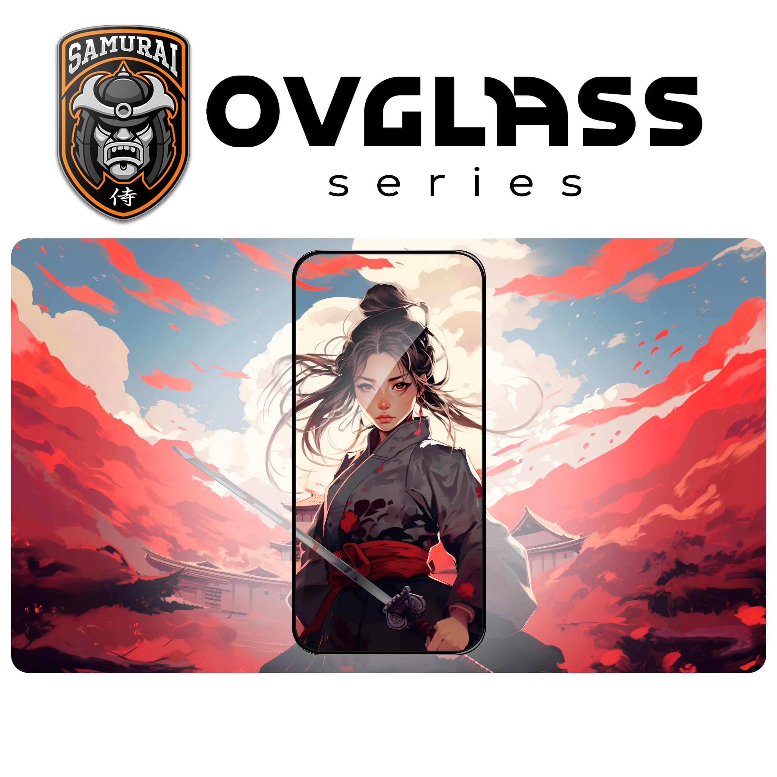 محافظ صفحه نمایش سامورایی مدل ovglass مناسب برای گوشی موبایل سامسونگ Galaxy A56 / Galaxy A36 — تصویر ۴