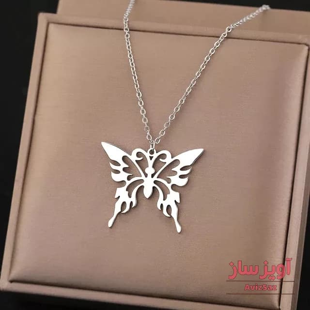 گردنبند پروانه کد 101229
