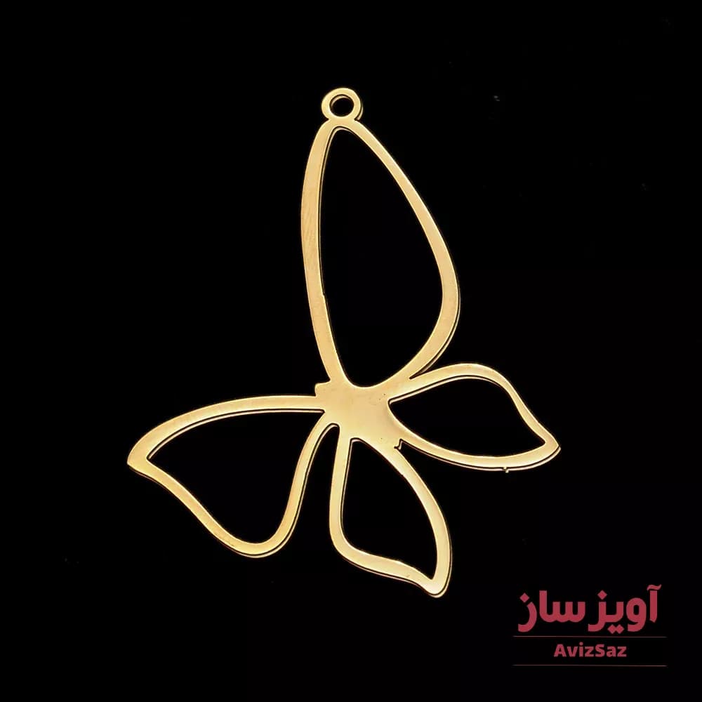 گردنبند پروانه کد 101217