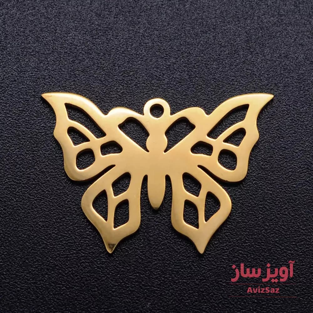 گردنبند پروانه کد 101215