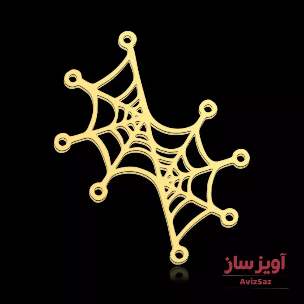 گردنبند تار عنکبوت کد 101208