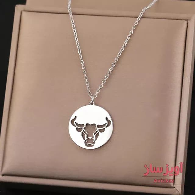 گردنبند گاو زودیاک کد 101123