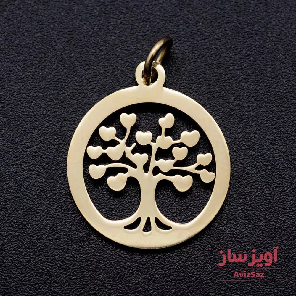 گردنبند قلب درخت کد 101093